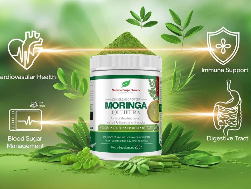 Benefits of Organic Moringa Leaf Powder