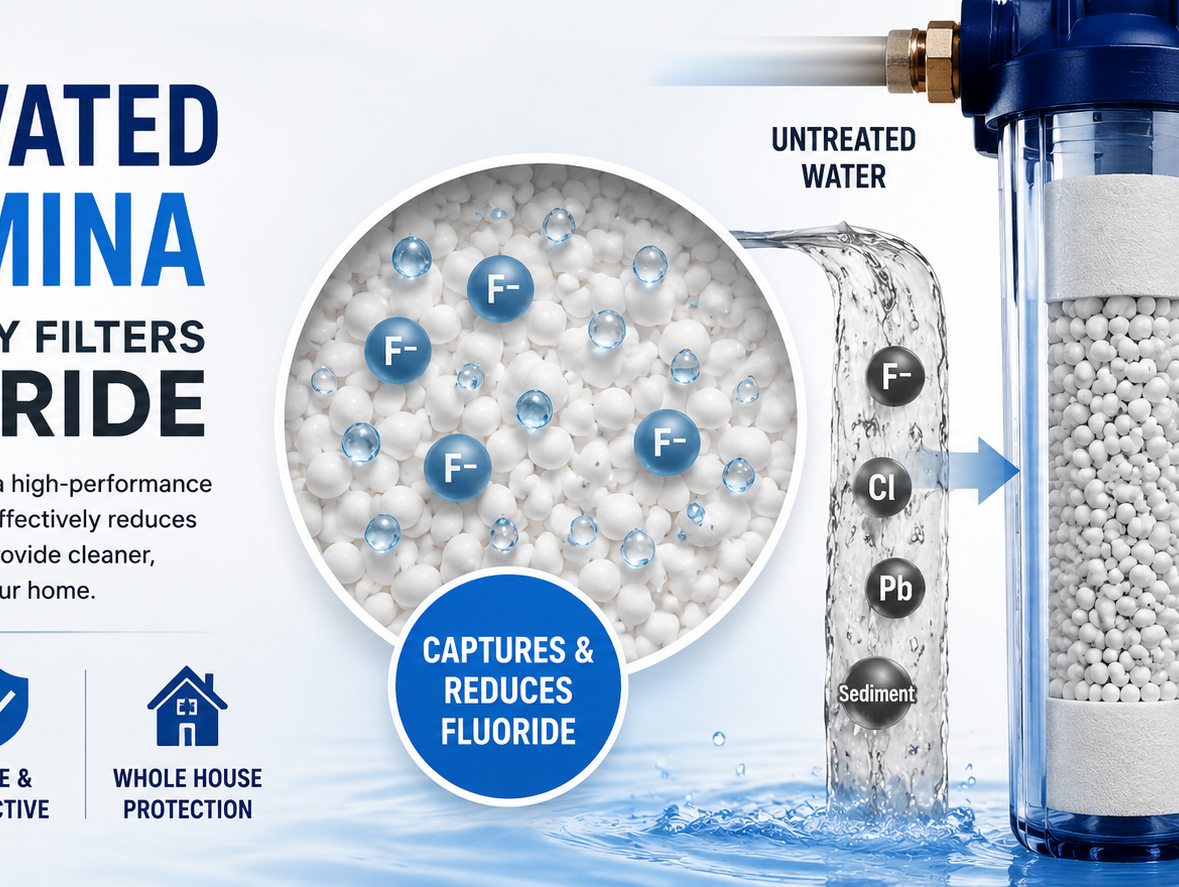 Using Activated Alumina to effectively remove fluoride from water