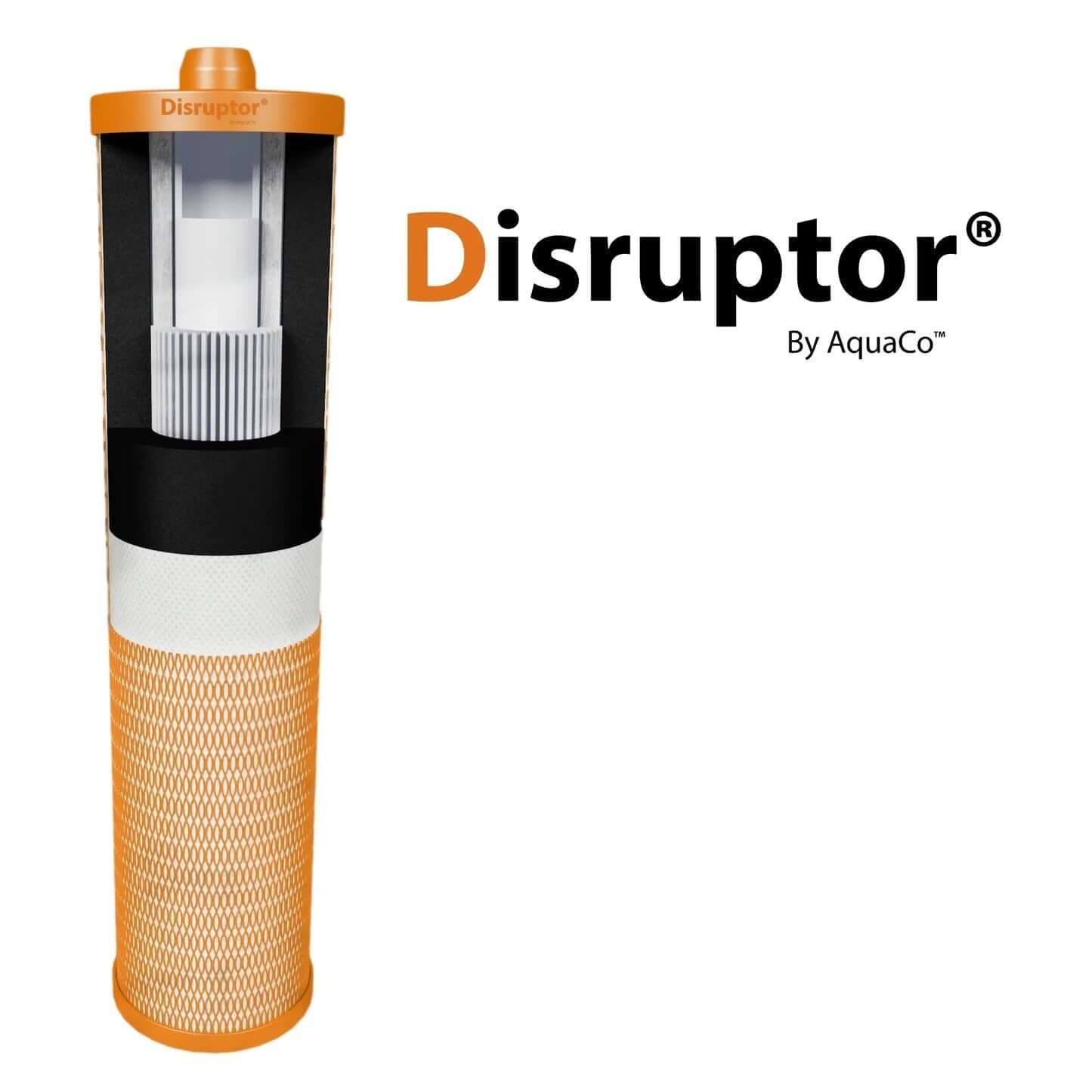 AquaCo Disruptor® Replacement Filter Cartridge 20" x 4.5" - Model: DIS-2045-WAWF AquaCo