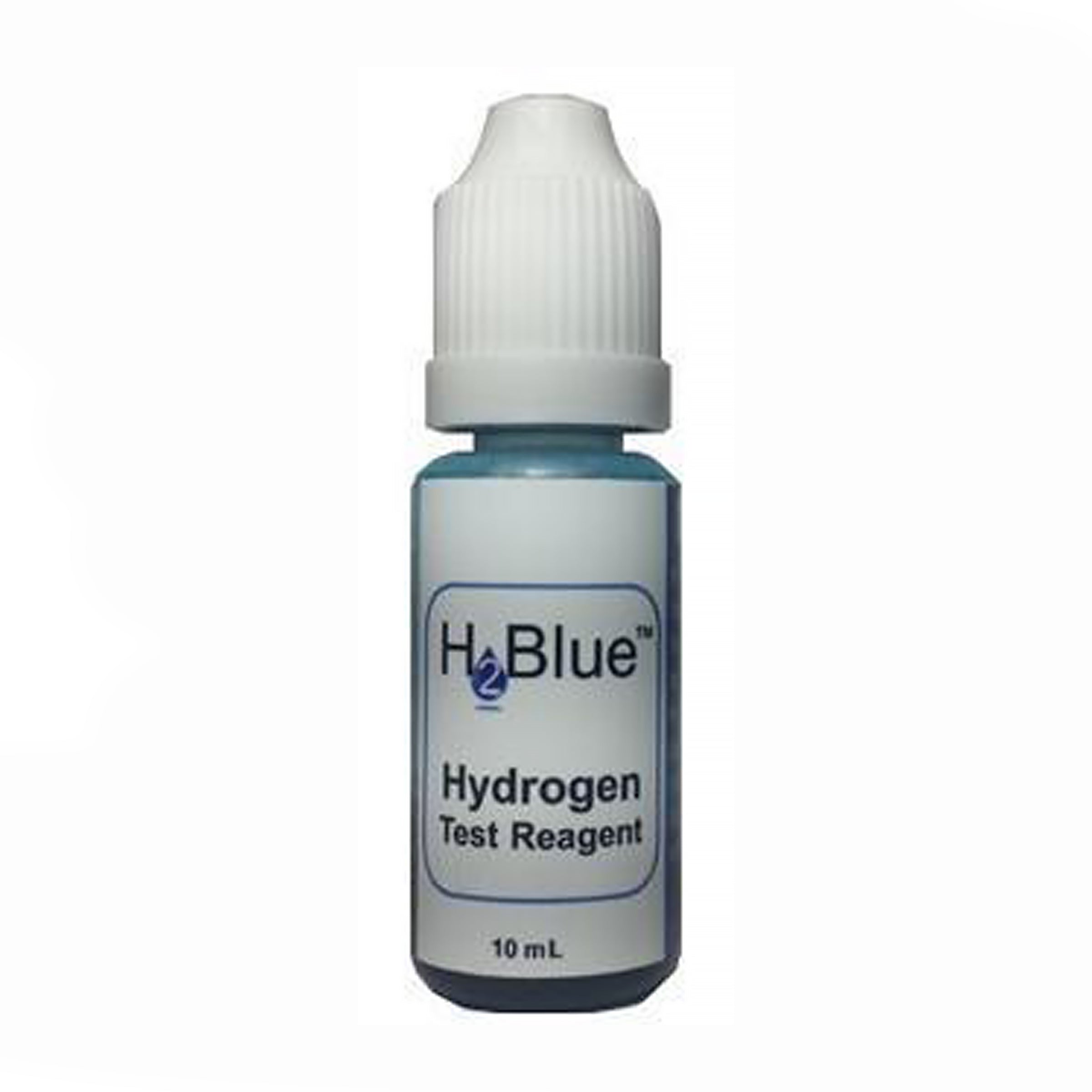 H2Blue Hydrogen Test Reagent 10 mL bottle for testing dissolved molecular hydrogen in water