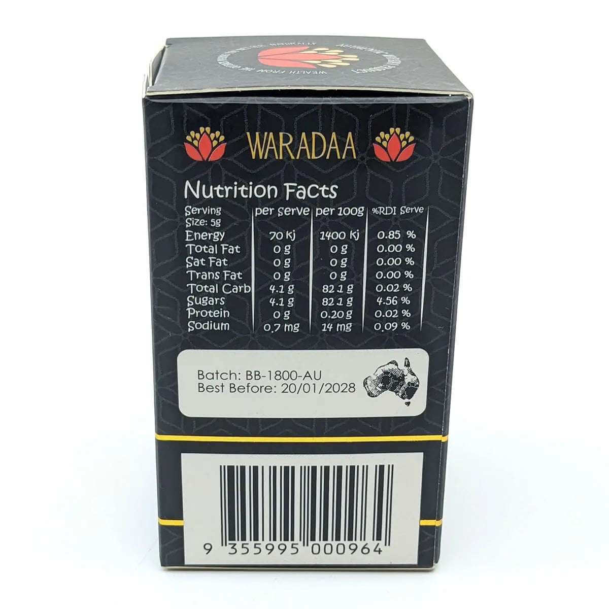 Waradaa RARE MGO 1800 Australian Manuka Honey (MF 33+) – 160g