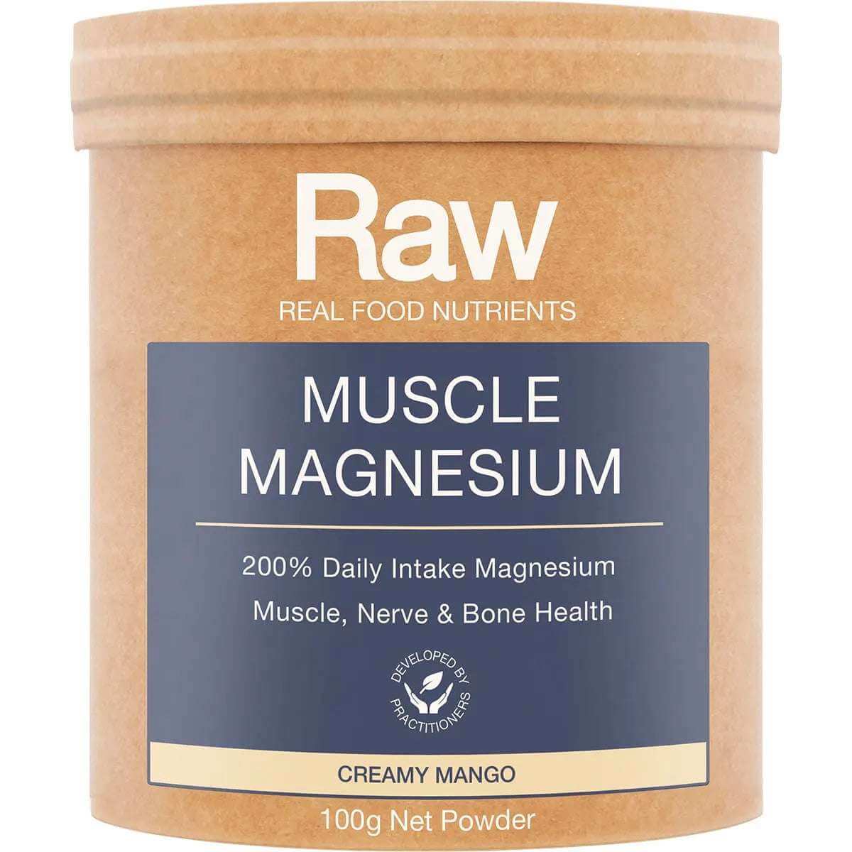 Amazonia Raw Muscle Magnesium Creamy Mango 100g