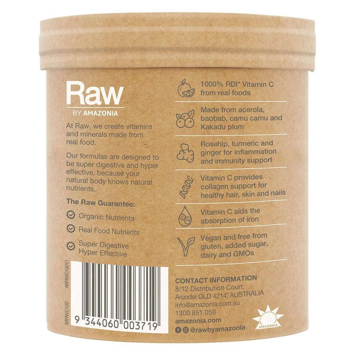 Amazonia Raw Organic Vitamin C Passionfruit 100g