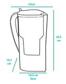 Alkanatur Alkaline Ionised Antioxidant Jug Pink - Alkaline World