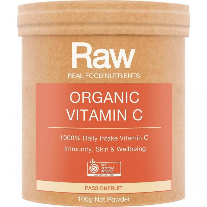 Amazonia Raw Organic Vitamin C Passionfruit 100g - Alkaline World