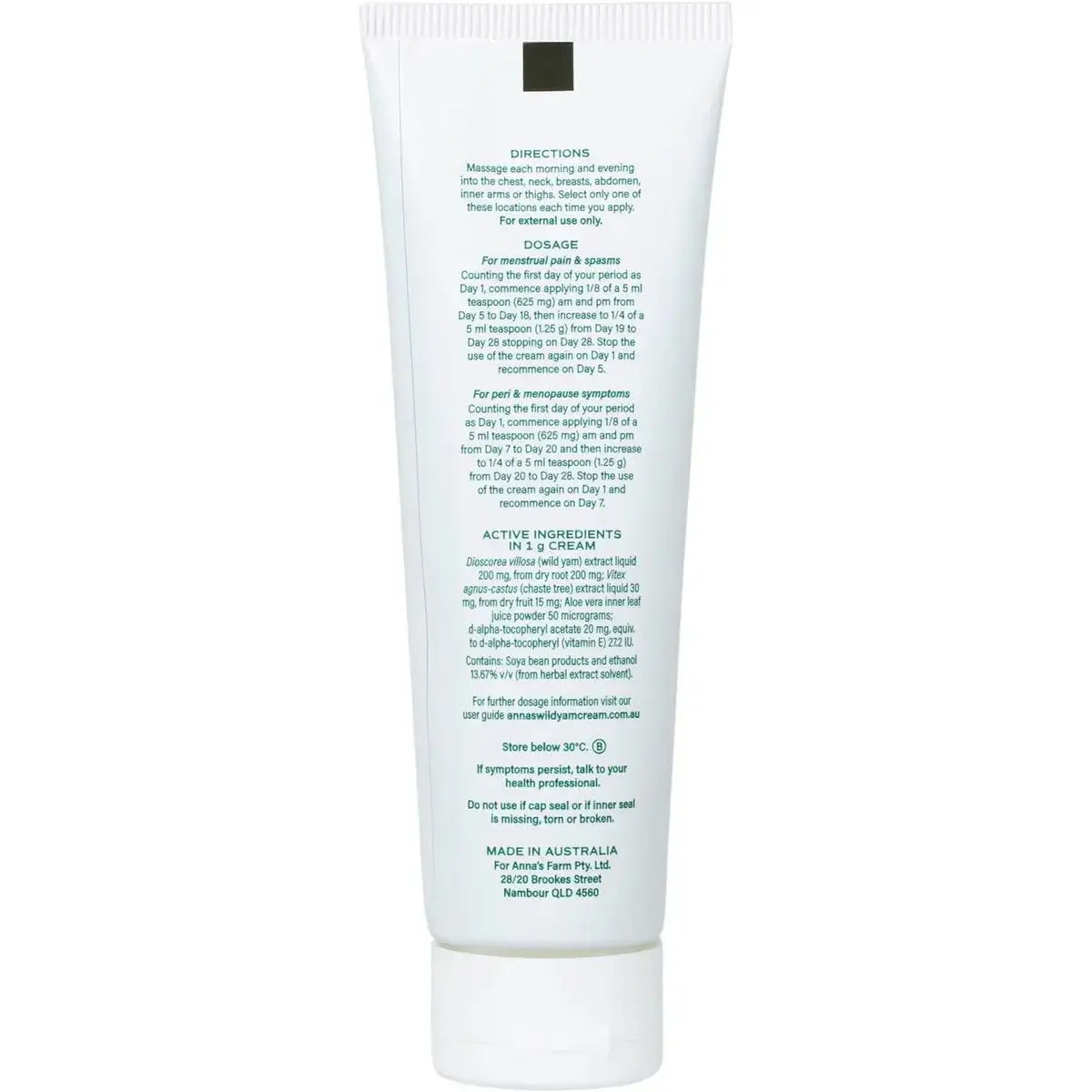 ANNA'S Wild Yam Cream - Alkaline World