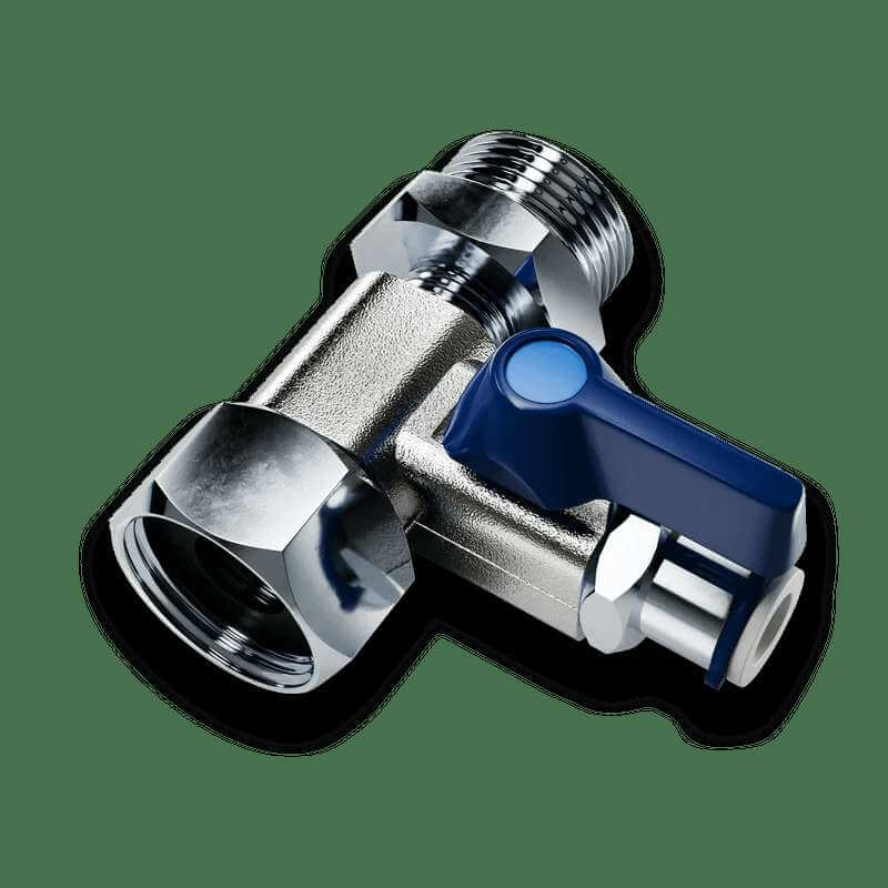 Aquarius M25 Alkaline Ionised Structured Water System valve for advanced water purification.