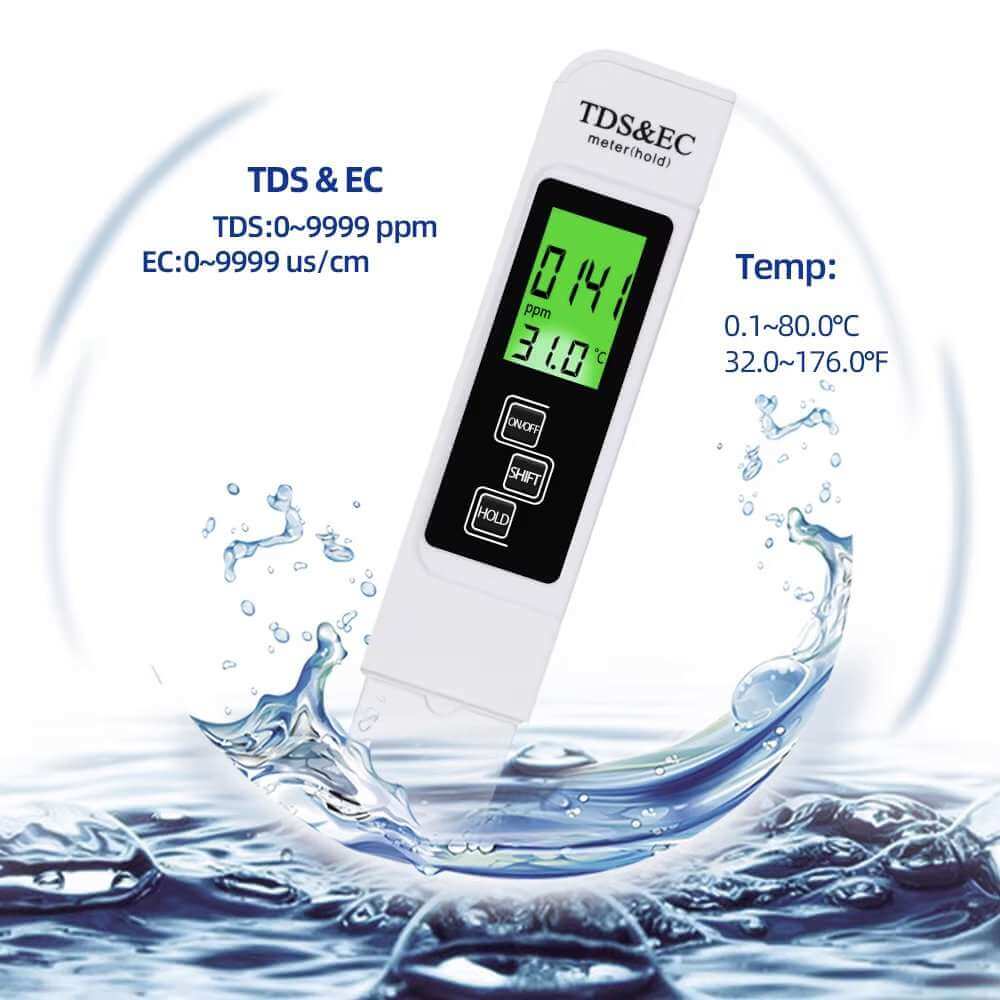 Aquarius Water High Precision TDS & EC Temperature Water Meter - Alkaline World