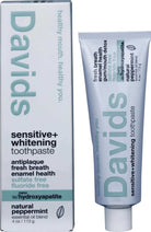 Davids Toothpaste Sensitive + Whitening Peppermint 113g - Alkaline World