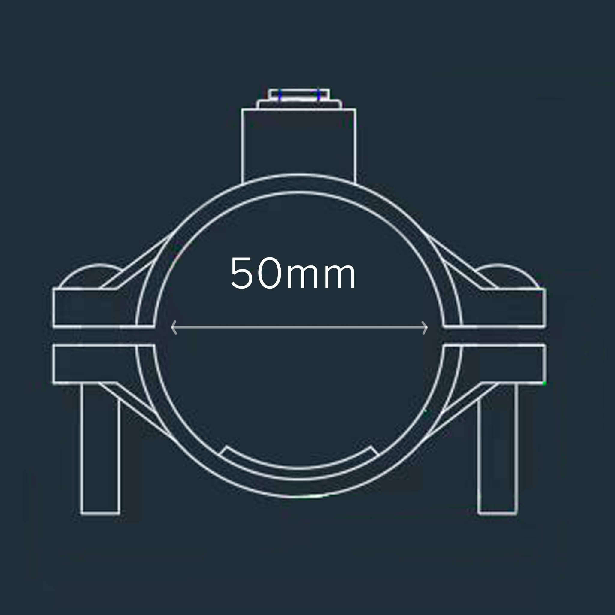 Drain Saddle 50mm - Alkaline World