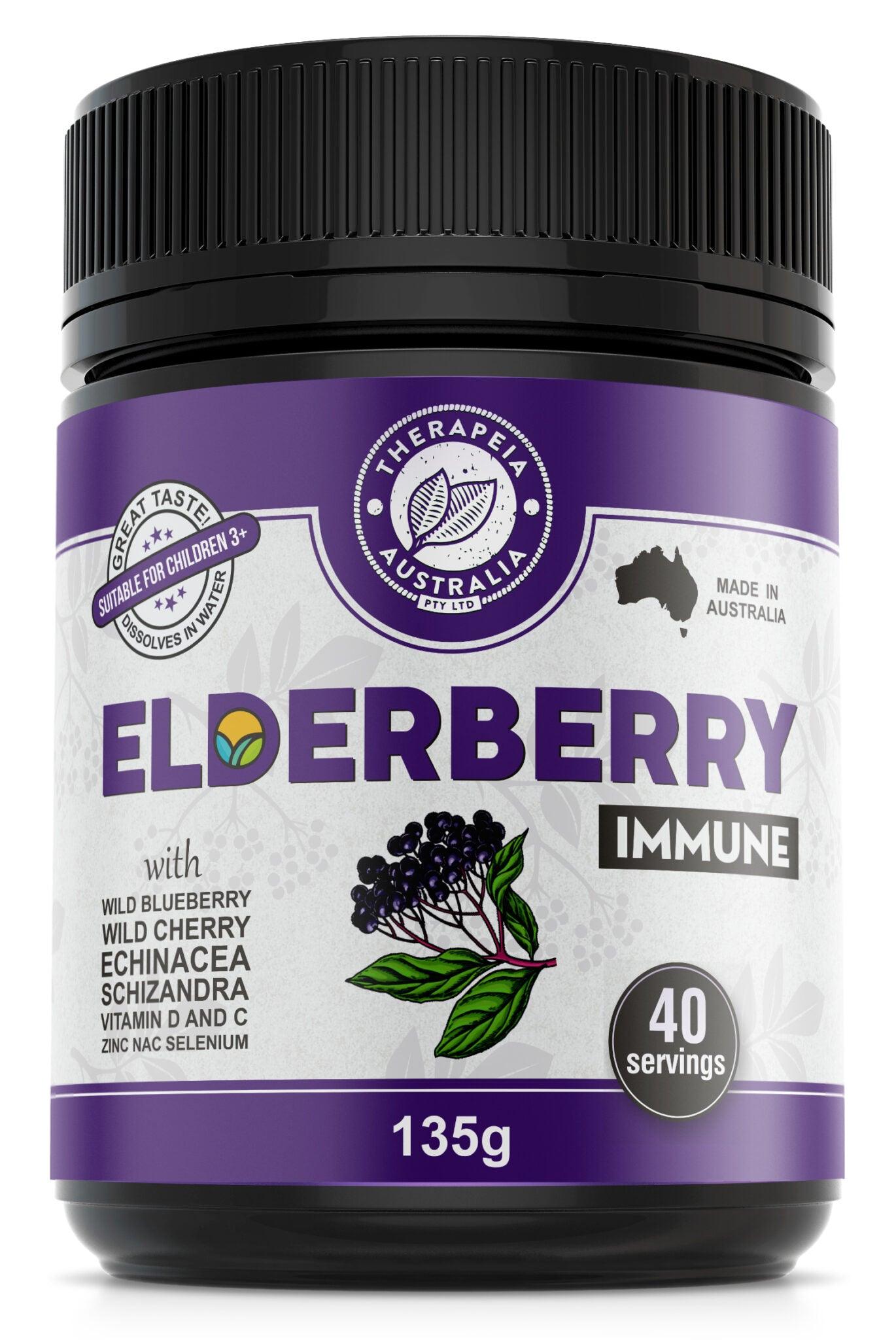 Elderberry Immune 135g - Alkaline World