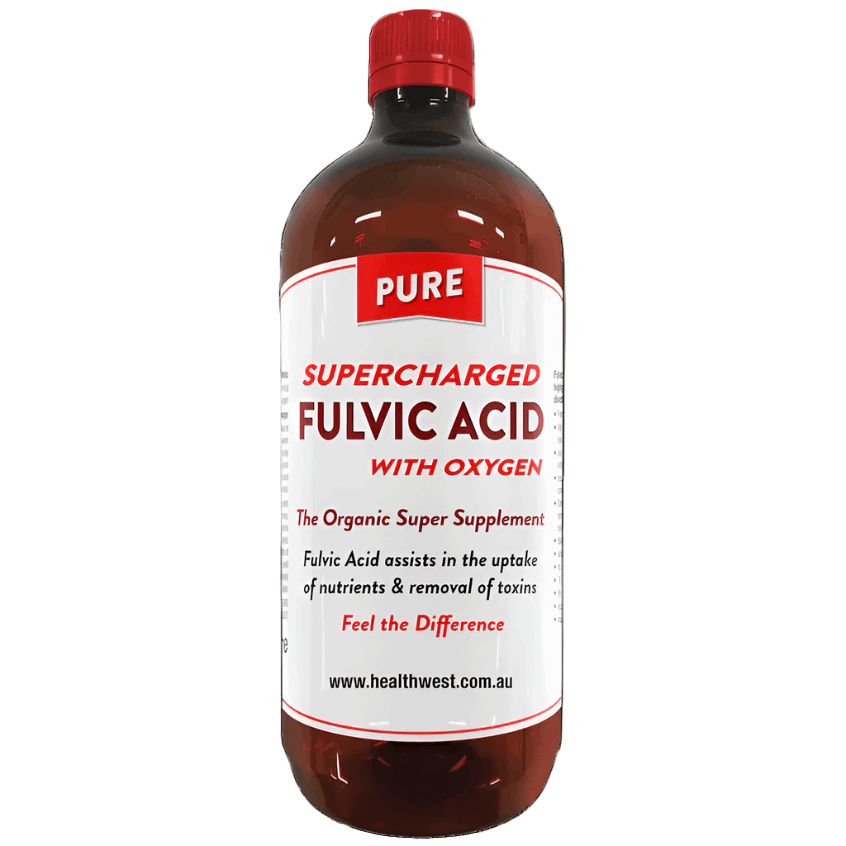 Healthwest Supercharged Pure Fulvic with Oxygen 1 Litre PET - Alkaline World