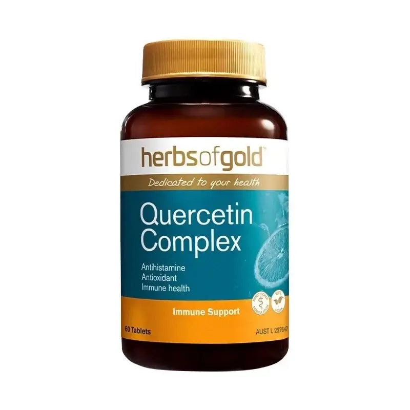 Herbs of Gold Quercetin Complex 60 Capsules - Alkaline World