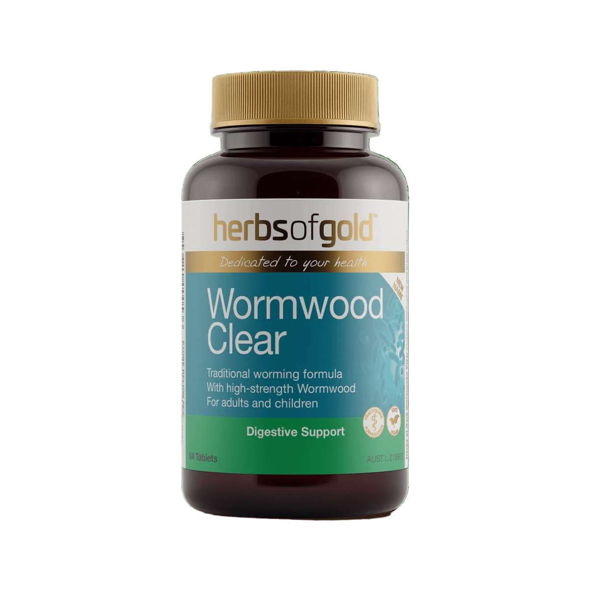 Herbs of Gold Wormwood Clear 84T - Alkaline World