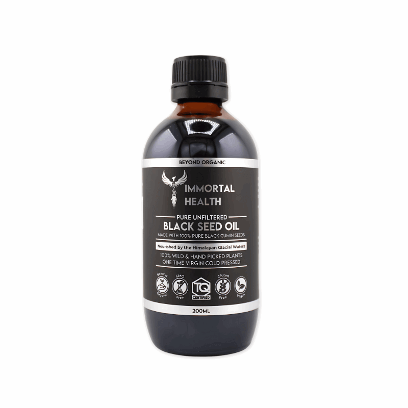 UNFILTERED BLACK SEED OIL, BEYOND ORGANIC – 200ML