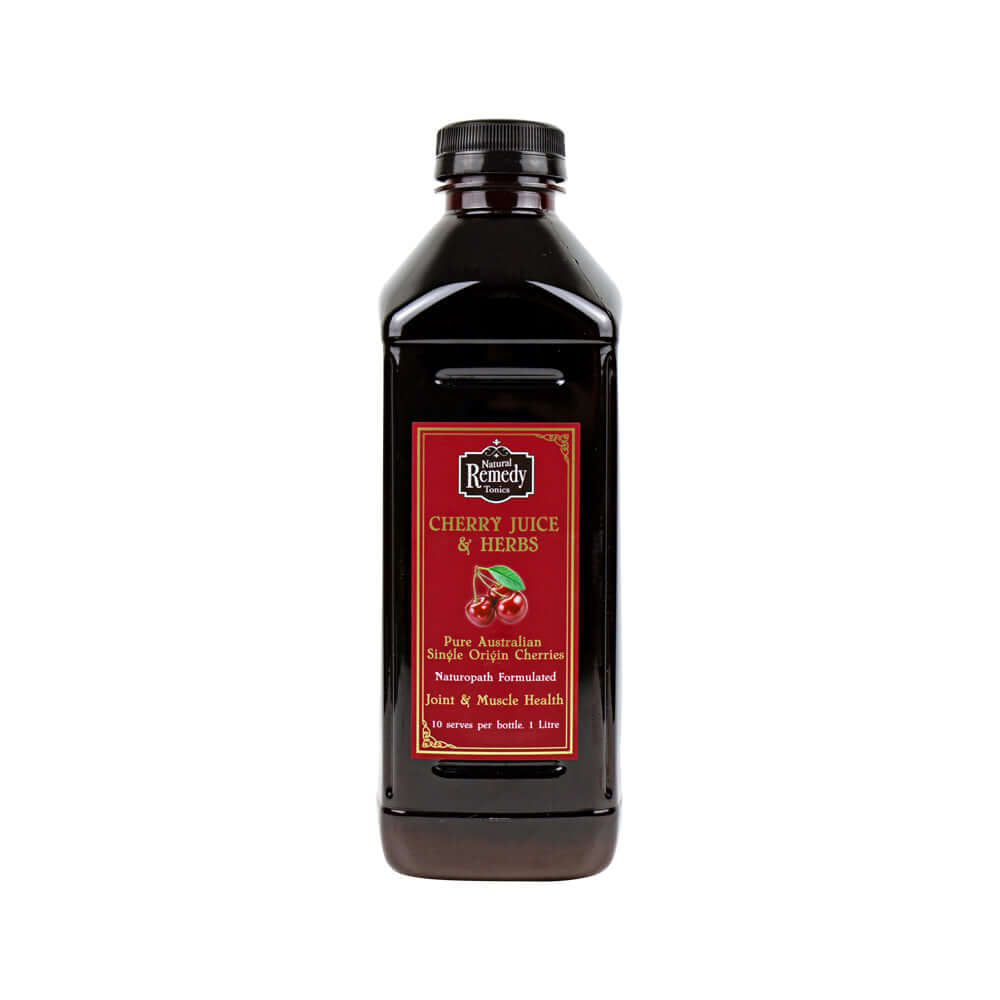 Natural Remedy Tonics Cherry Juice & Herbs 1L - Alkaline World