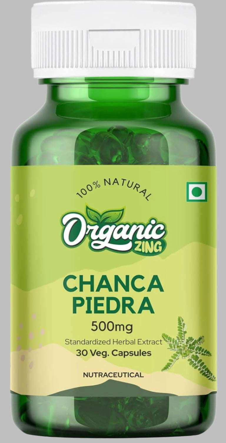 Organic Zing Chanca Piedra 500mg - 30 Caps - Alkaline World