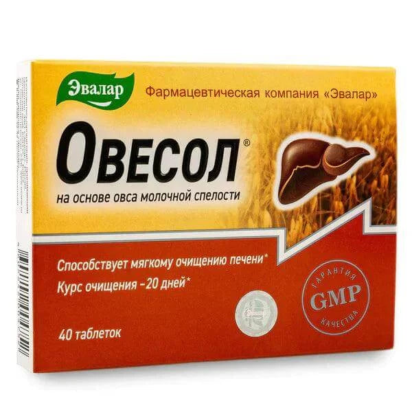 Ovesol Evalar Oat Extract 40 Tabs - Alkaline World