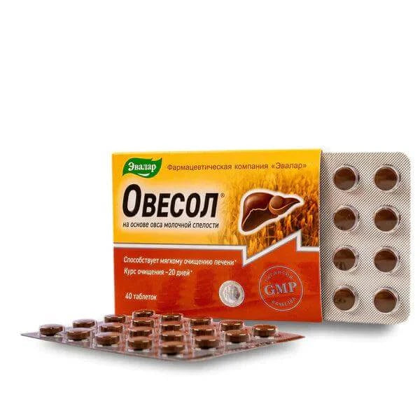 Ovesol Evalar Oat Extract 40 Tabs - Alkaline World