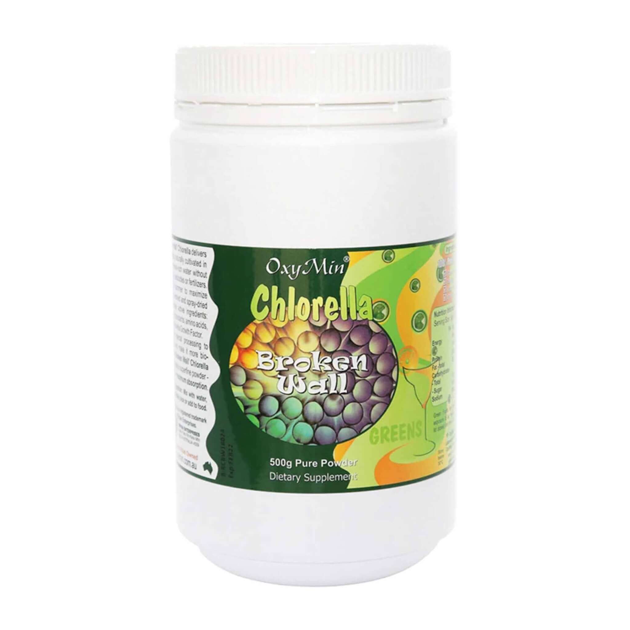OxyMin Chlorella Broken Wall 500g - Alkaline World