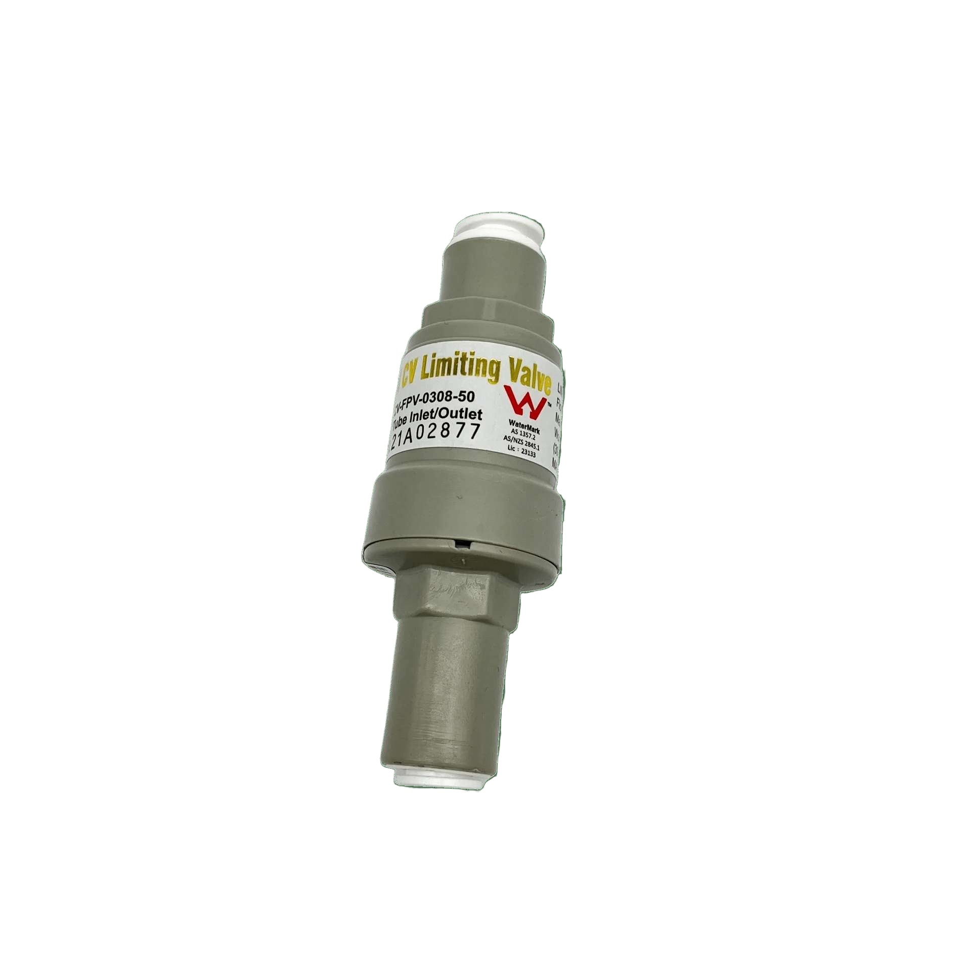 Pressure Limiting protection Valve With Dual Check Valve 1/4" Quick OD, 50 psi - Alkaline World