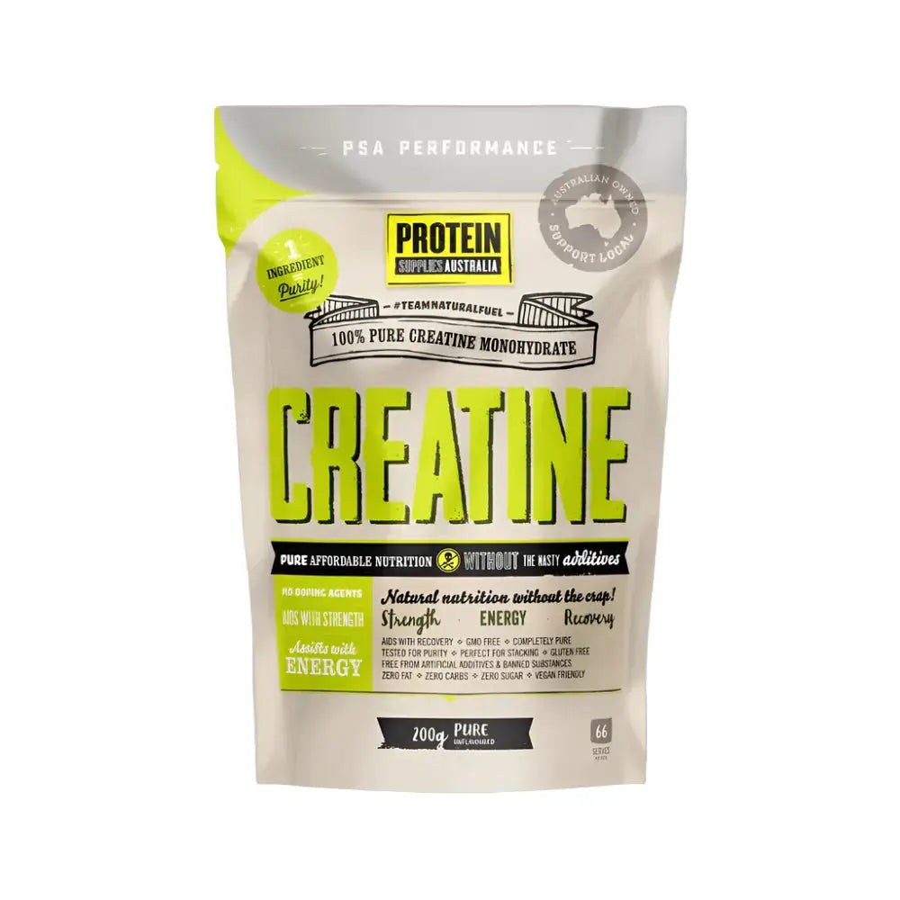 Protein Supplies Australia (Performance) Creatine Pure 200g - Alkaline World