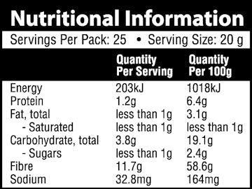 QENDA Ultimate Fibre - Original Formula - 500g - Alkaline World
