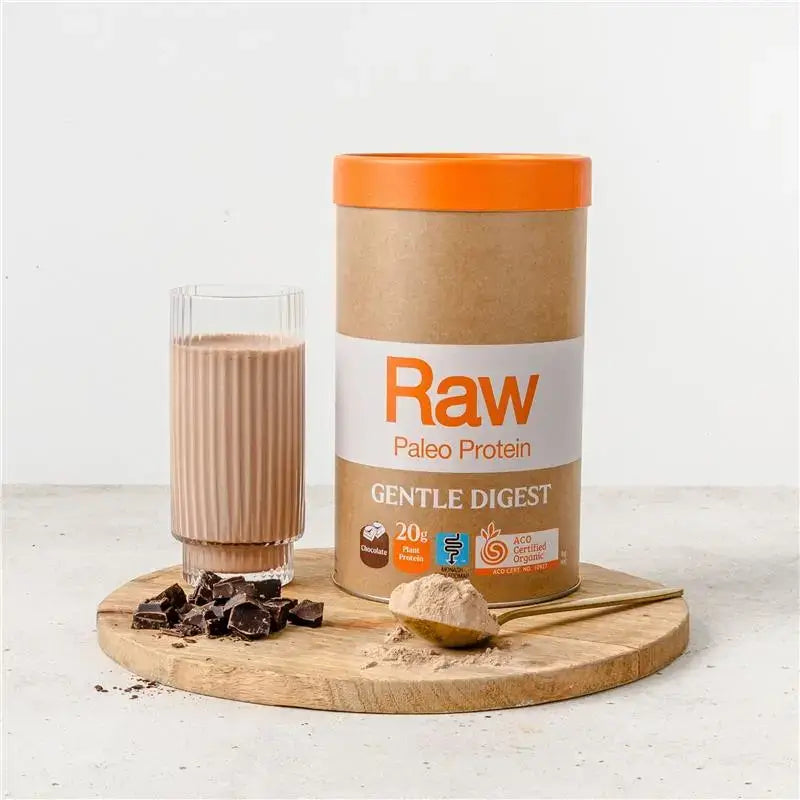 Amazonia Raw Protein Organic Paleo Gentle Digest Chocolate 1kg - Alkaline World