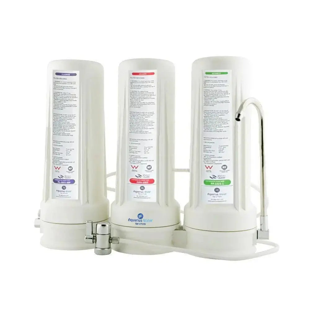 Replacement Filter Pack Triple Bench Alkaline Fluoride Aragon - Alkaline World