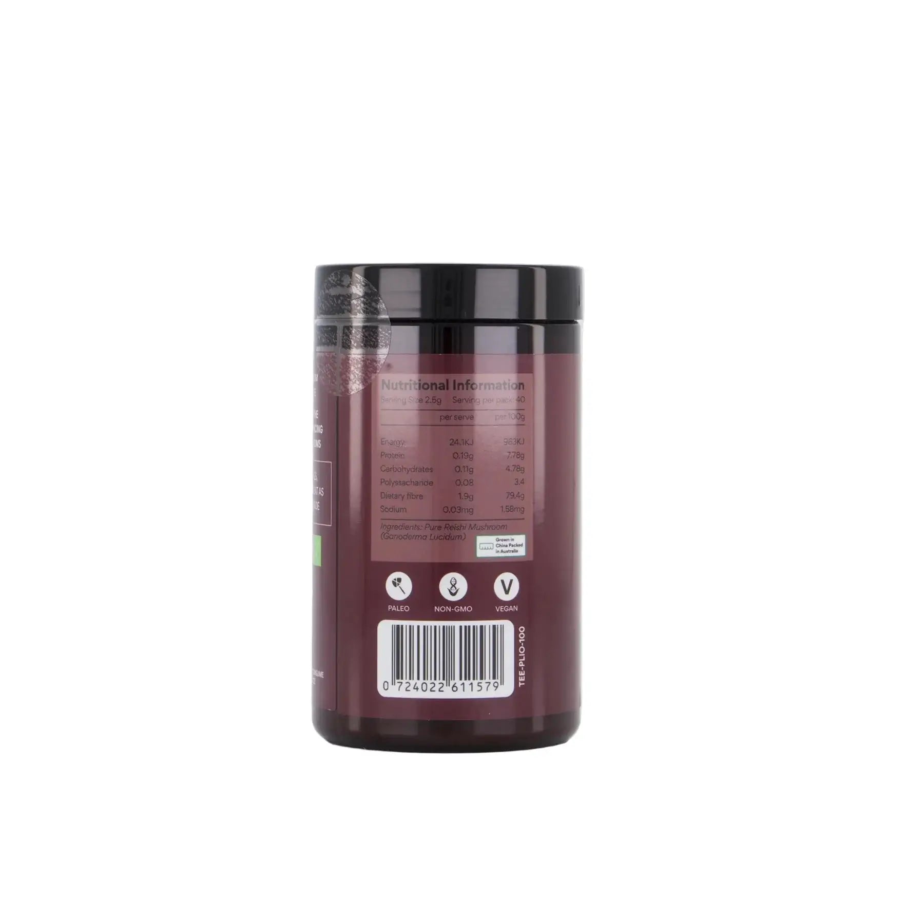 Teelixir Organic Pure Reishi Mushroom 100g - Alkaline World