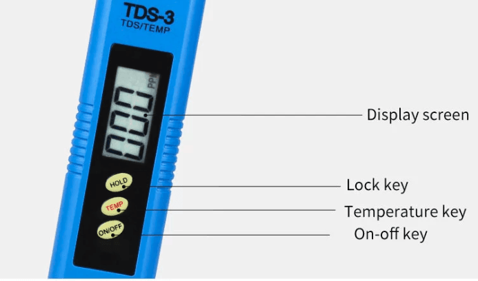 TDS Digital Meter with High Accuracy 0-9990ppm and Temperature - Alkaline World