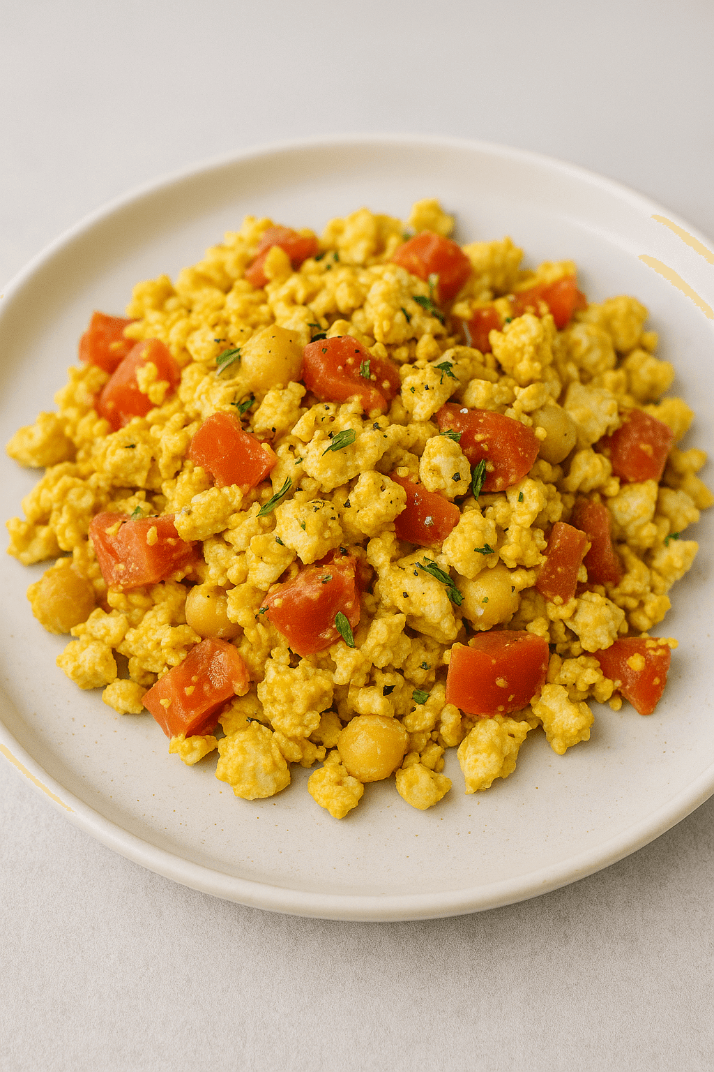 Scrambled Tofu and Tomato Recipe - Alkaline World