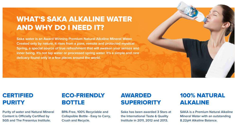 Saka Water - Alkaline World