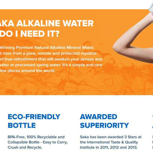 Saka Water - Alkaline World