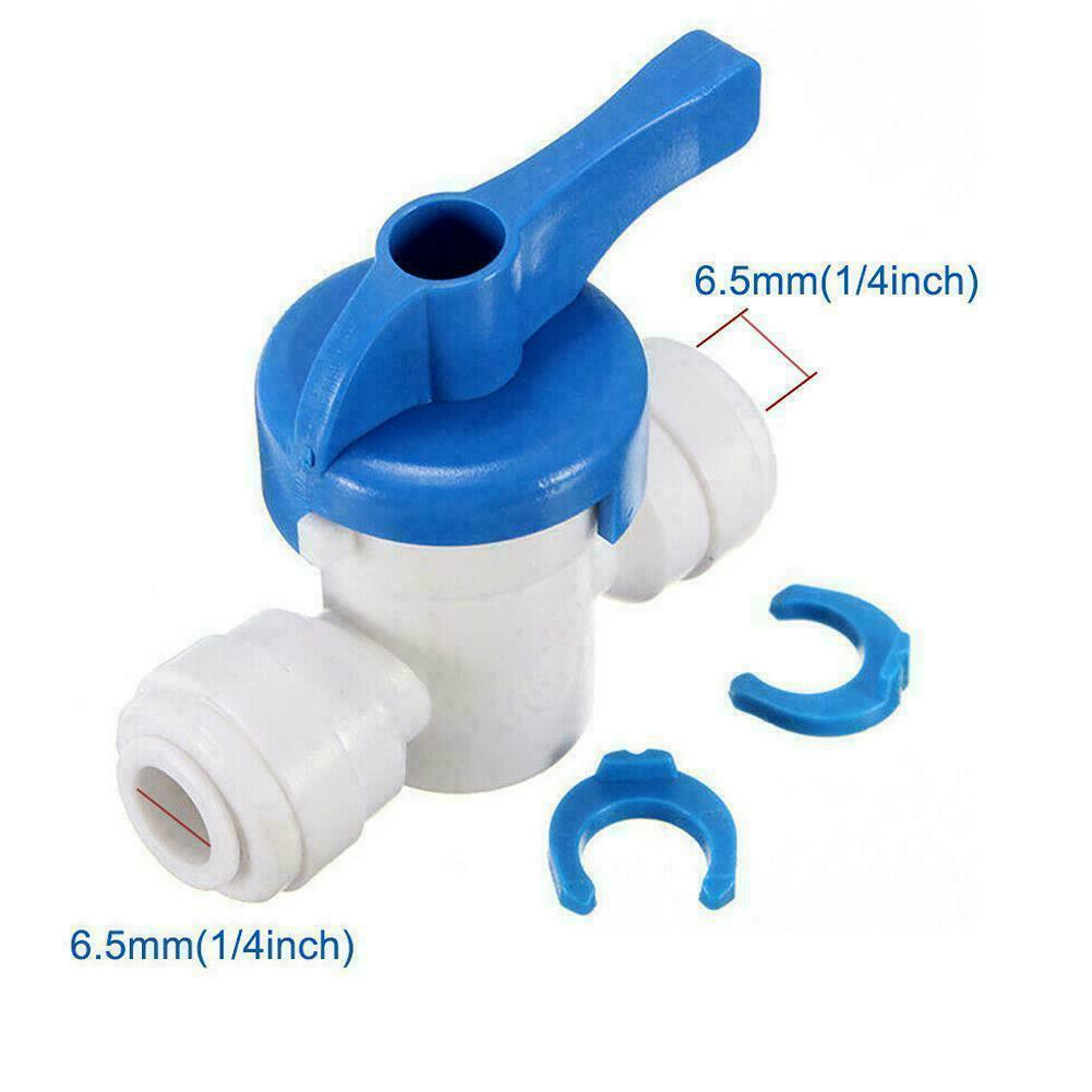 1/4" INLINE BALL VALVE SHUTOFF CONNECTOR - Alkaline World