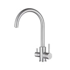 3 Way Mixer Tap Gunmetal Umbrella Style 360 Rotation - Alkaline World