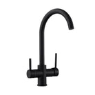 3 Way Mixer Tap Matte Black Umbrella Style 360 Rotation - Alkaline World