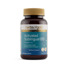 Herbs of Gold Activated Sublingual B12 75 tablets bottle