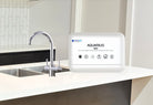Chrome Aquarius M25 hydration system with 3-way tap, featuring a durable water tap and sleek design for easy water access.