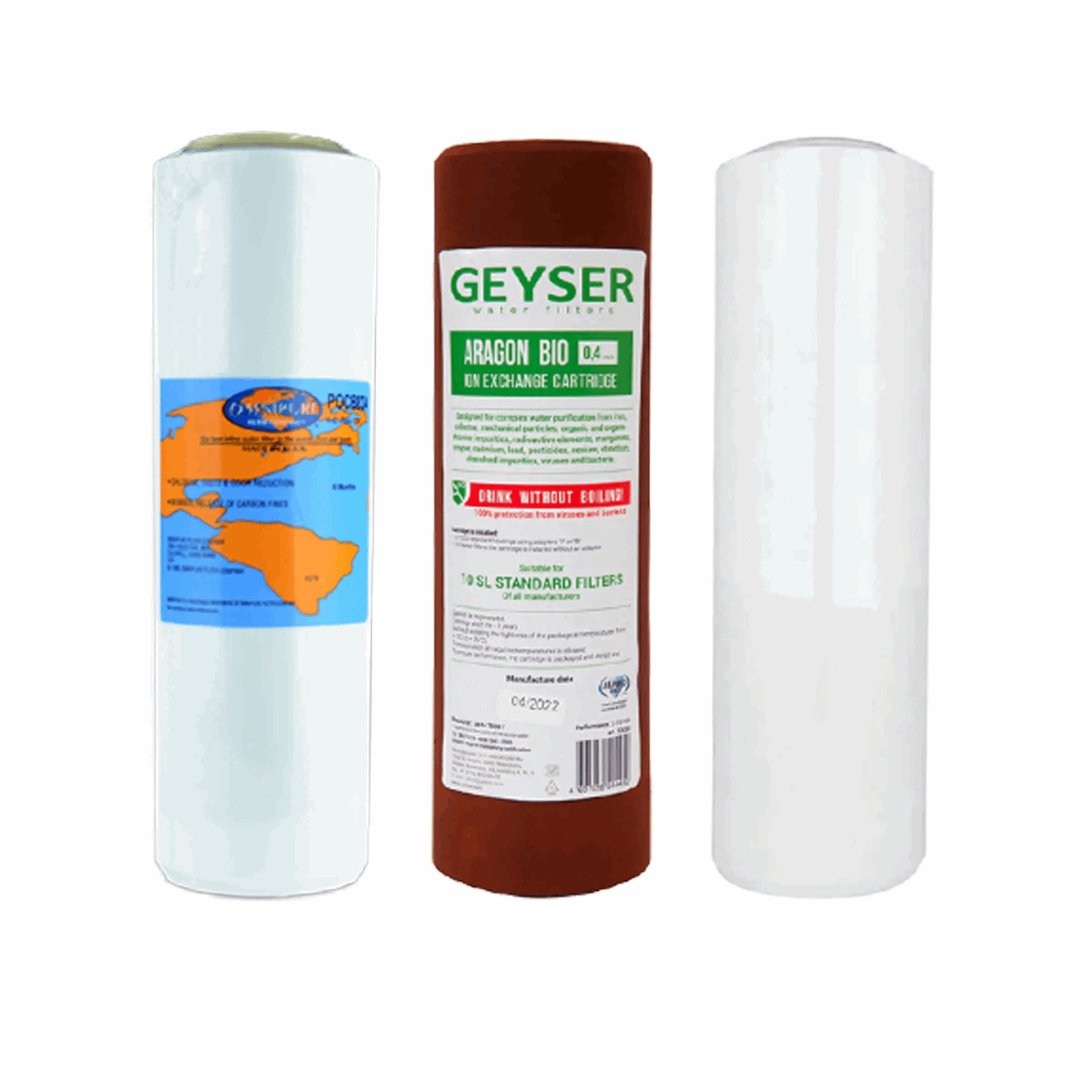 Replacement Filter Pack Triple Bench Alkaline Fluoride Aragon