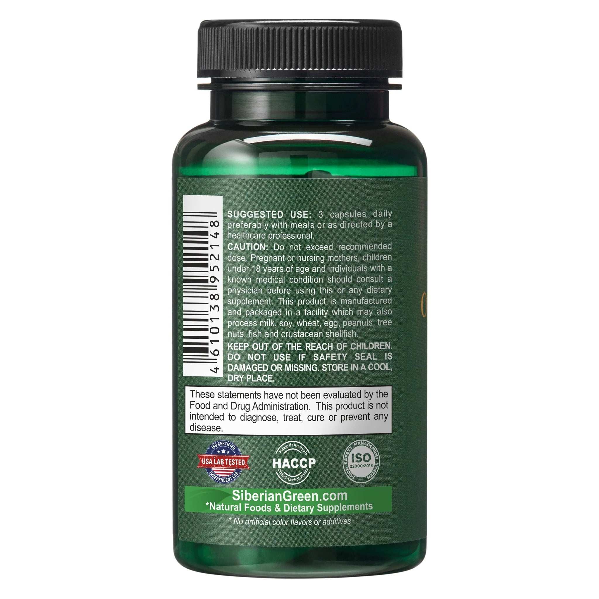 Siberian Wild Dandelion Root Capsules – 1500mg Vegan Liver Support