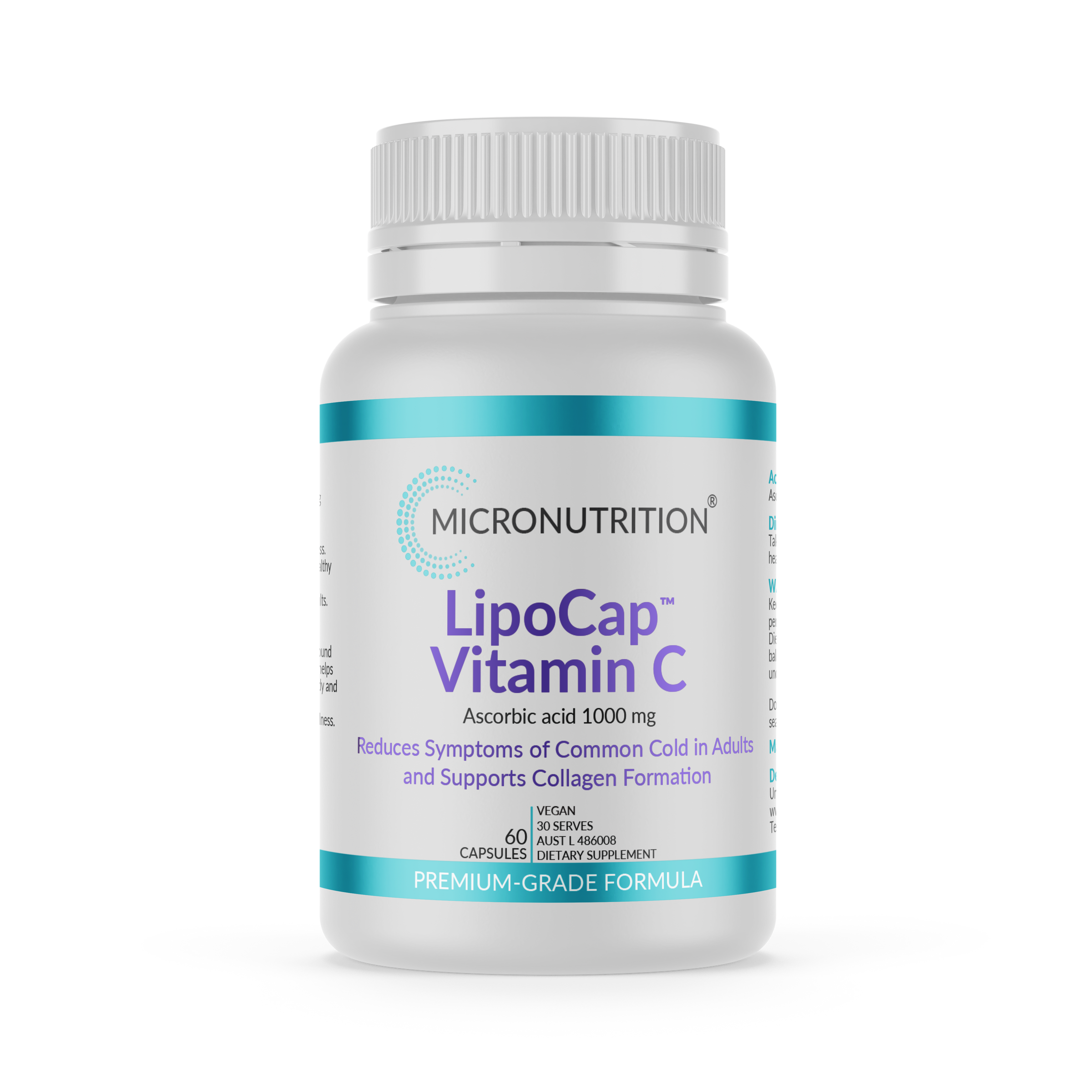 LipoCap Vitamin C 60 Capsules bottle