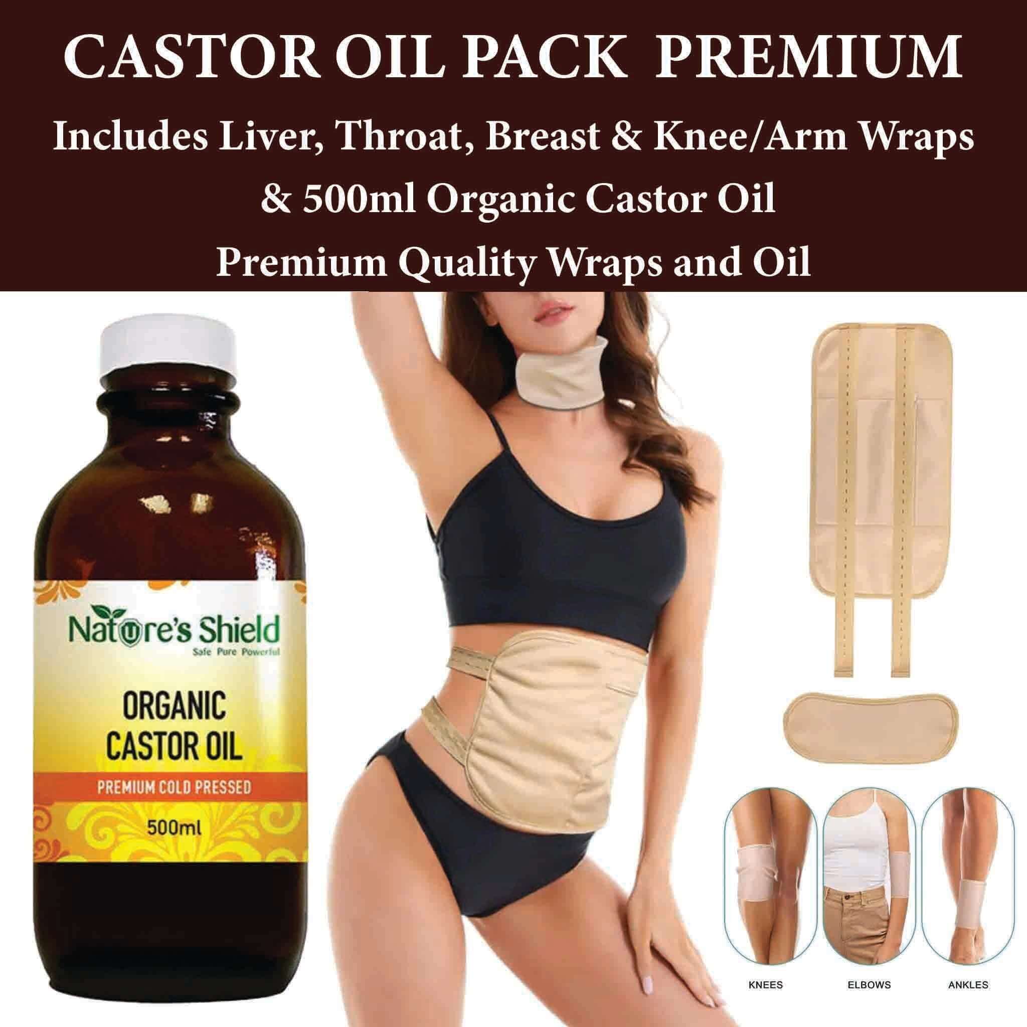 Castor Oil Pack Premium Organic - Alkaline World
