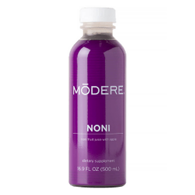 Alkaline World Shaklee Noni Juice bottle with label, showcasing the natural fruit extract product for health and wellness.