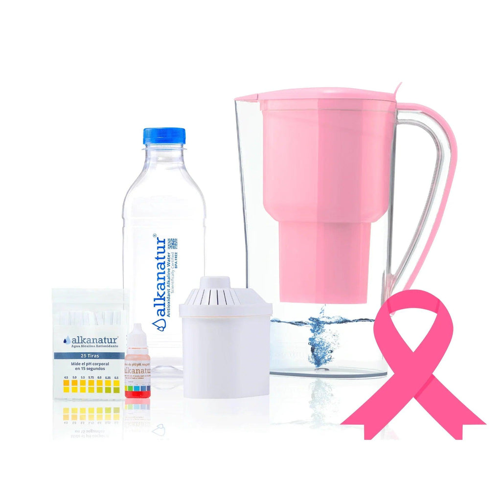 Alkanatur Alkaline Ionised Antioxidant Jug Pink - Alkaline World