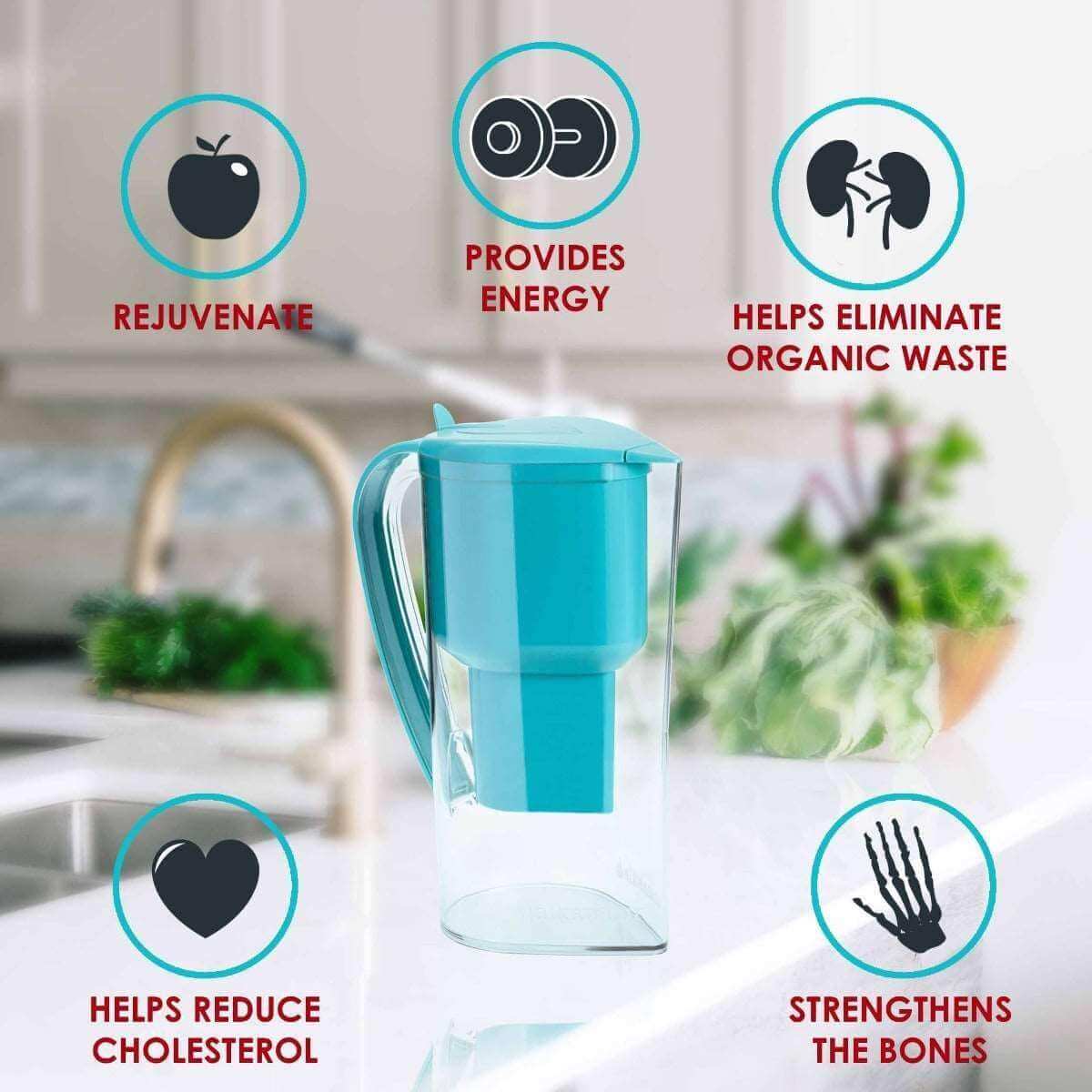 Alkanatur Alkaline Ionised Antioxidant Jug - Alkaline World