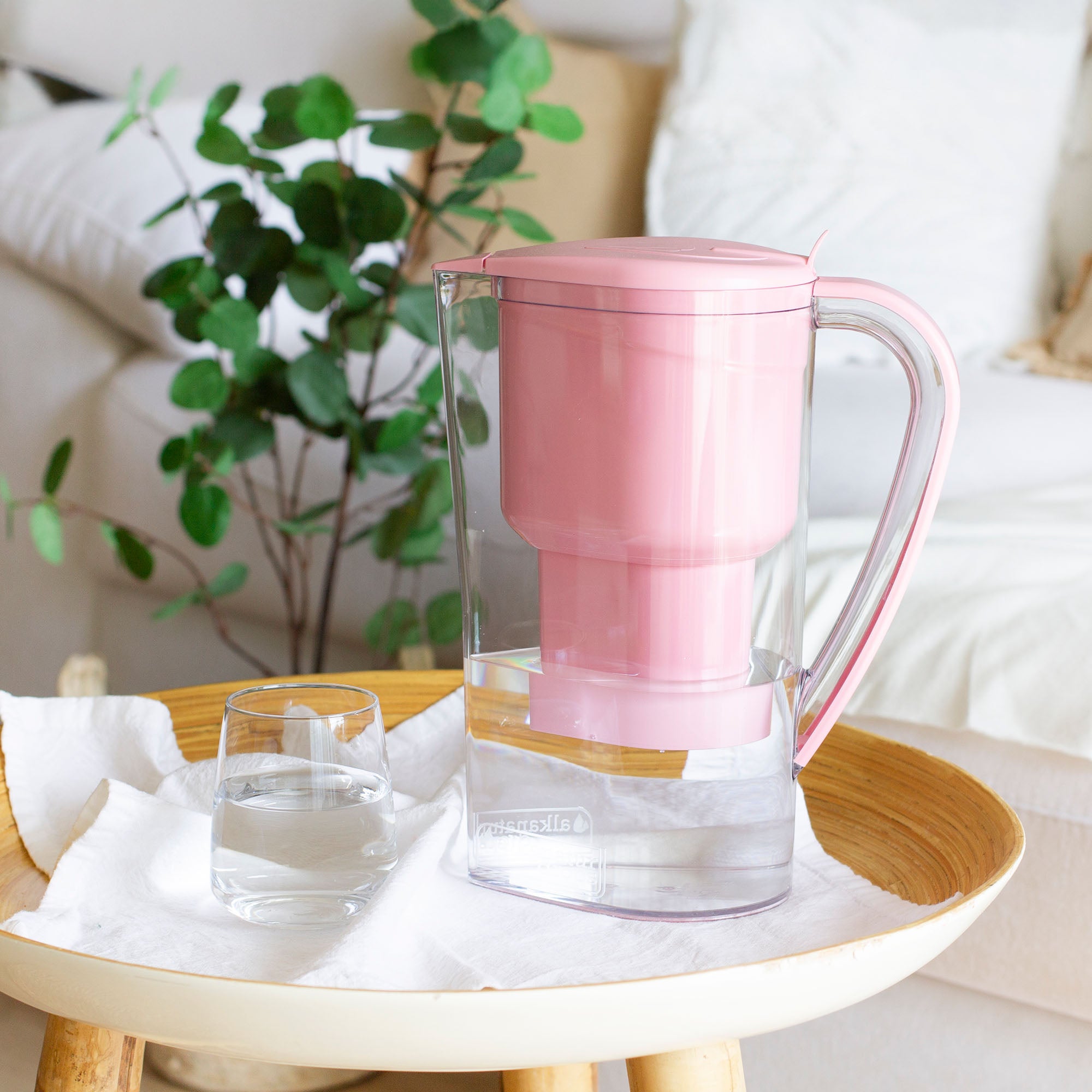 Alkanatur Alkaline Ionised Antioxidant Water Jug (Pink) – Alkalising & Ionising for Cleaner Hydration - Alkaline World