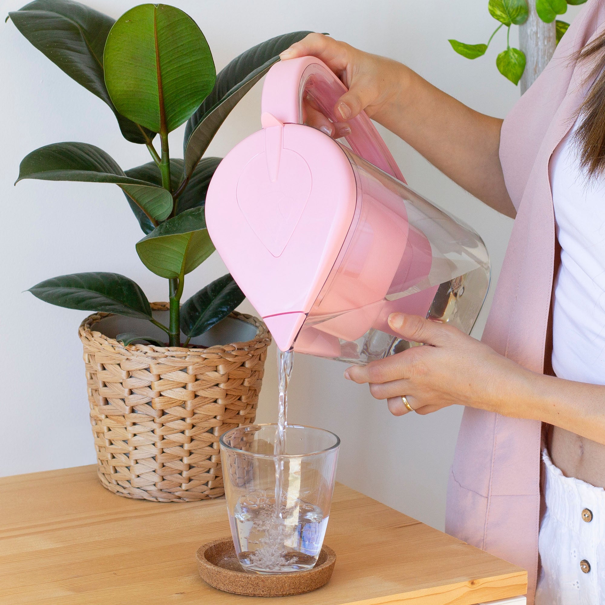Alkanatur Alkaline Ionised Antioxidant Water Jug (Pink) – Alkalising & Ionising for Cleaner Hydration - Alkaline World