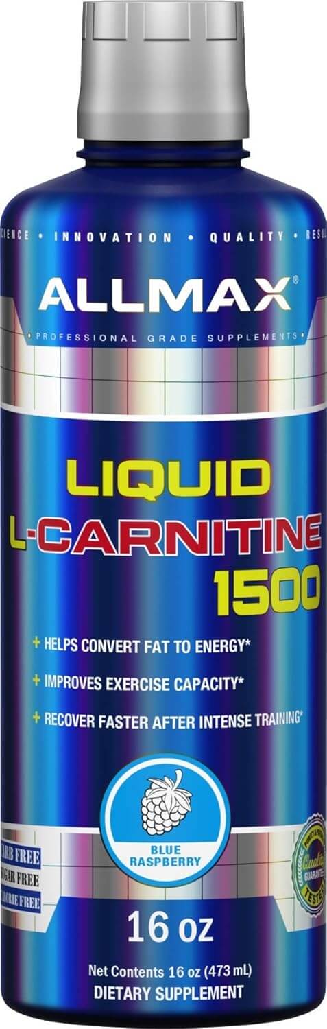 ALLMAX LIQUID L-CARNITINE Blue Raspberry 473ml - Alkaline World