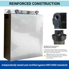 AquaCo Whole House Three Stage Water Filter System - Alkaline World
